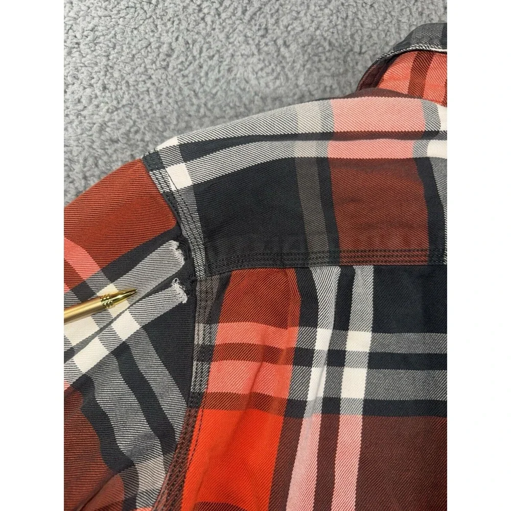 Vintage The North Face Button Up Shirt Men XL Plaid Outdoor‎ Distressed